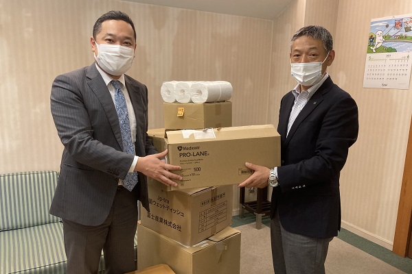 コロナ対策・衛生用品寄付 ～日本で就職希望の留学生へ～